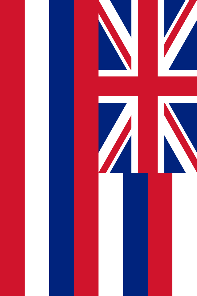 Hawaii Wallpaper - Hawaiian Flag Iphone - HD Wallpaper 