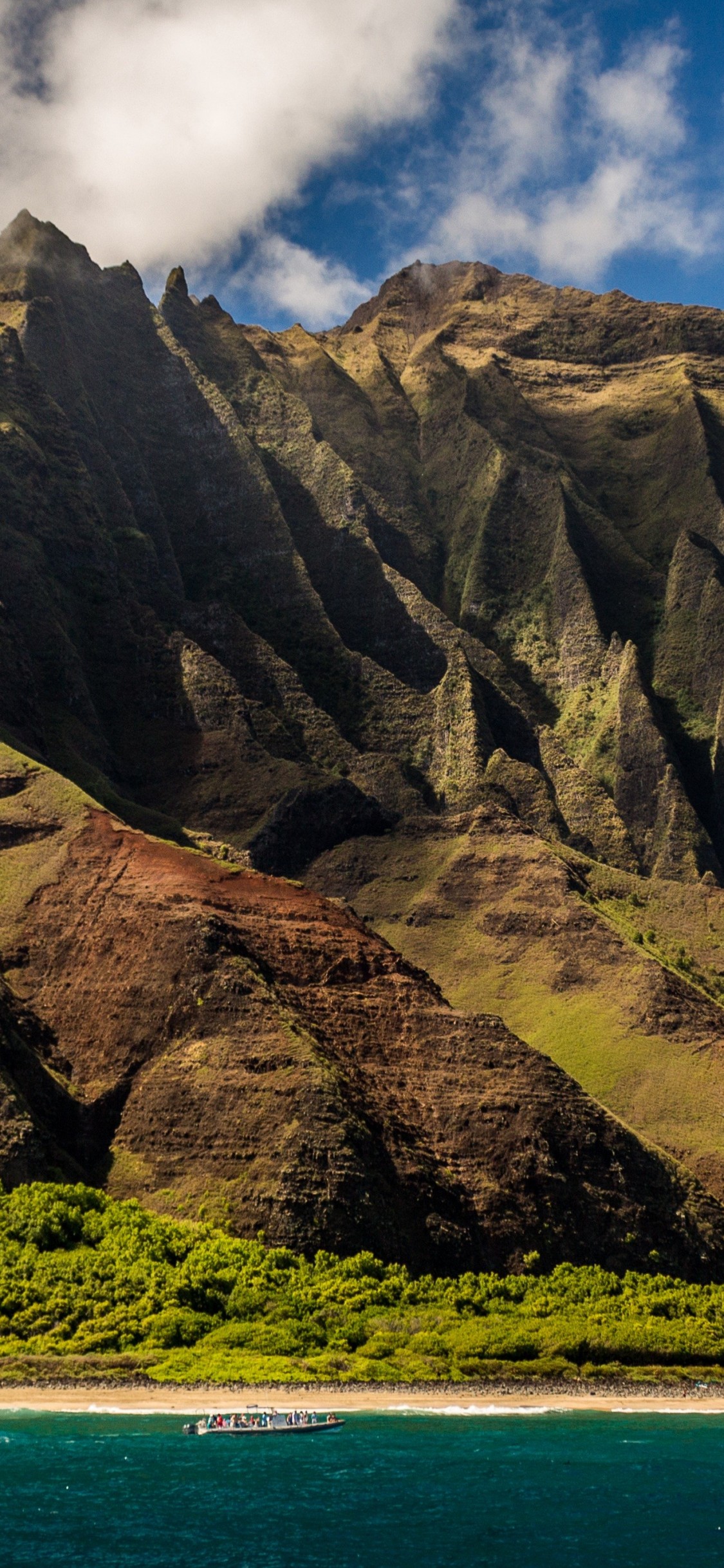Iphone X Hawaii Wallpaper - Mountain Hawaii - 1125x2436 Wallpaper -  