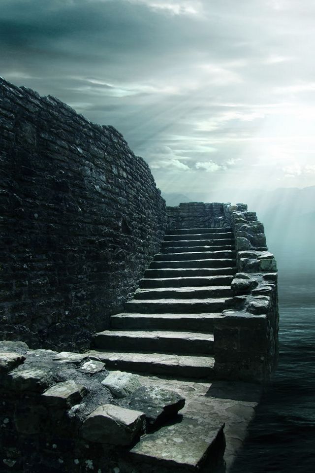 Stone Staircase To Heaven - HD Wallpaper 