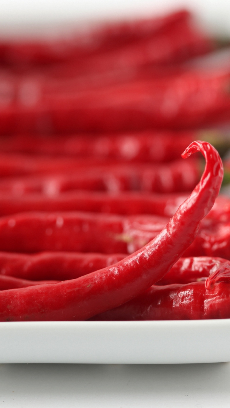 Wallpaper Red, Chili Pepper, Hot Pepper, Hot, Close-up - Хочется Острого - HD Wallpaper 