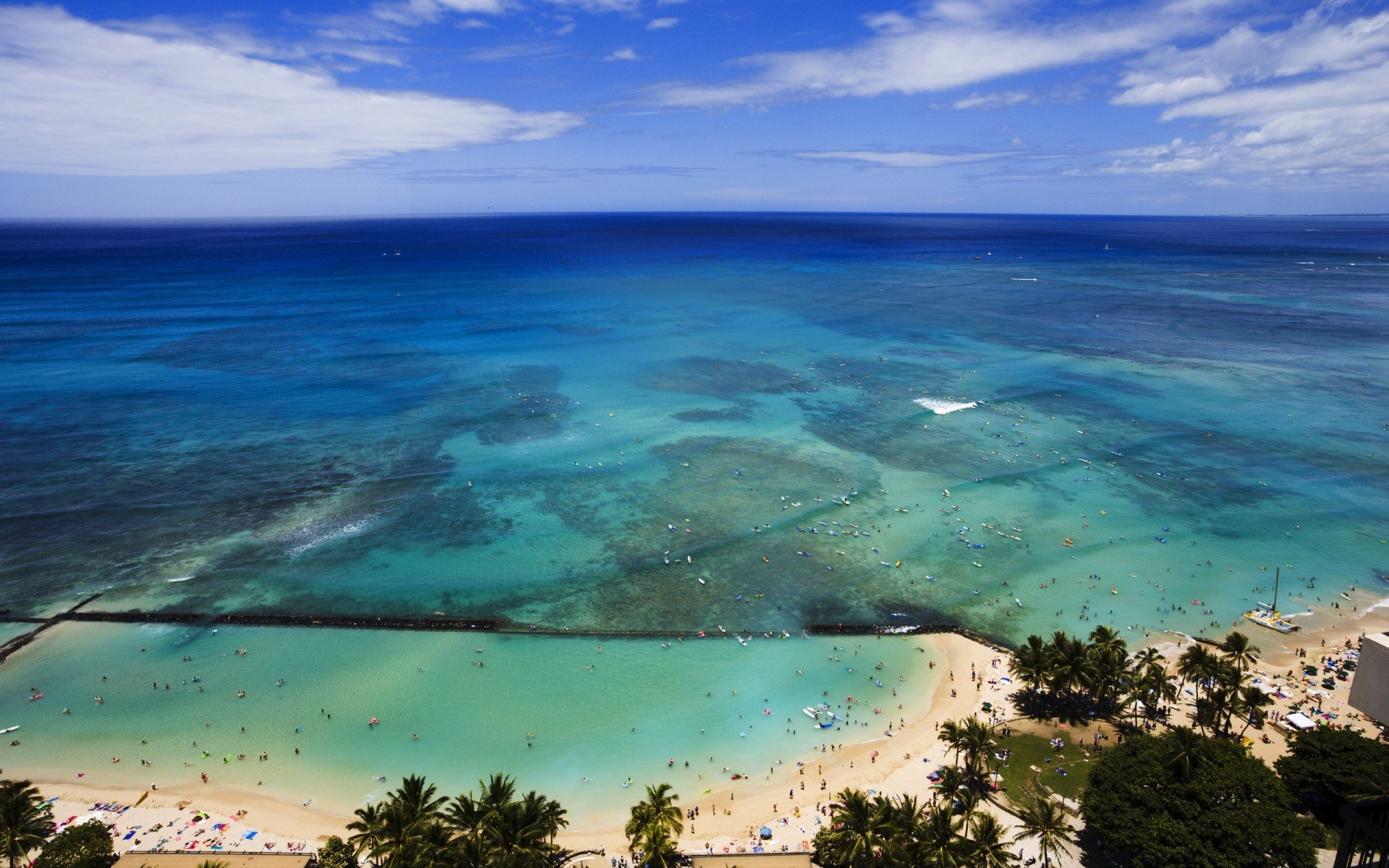 Islands Water Beach Seashore Sea Travel Ocean Island - Hd 4k Wallpaper Hawaii - HD Wallpaper 