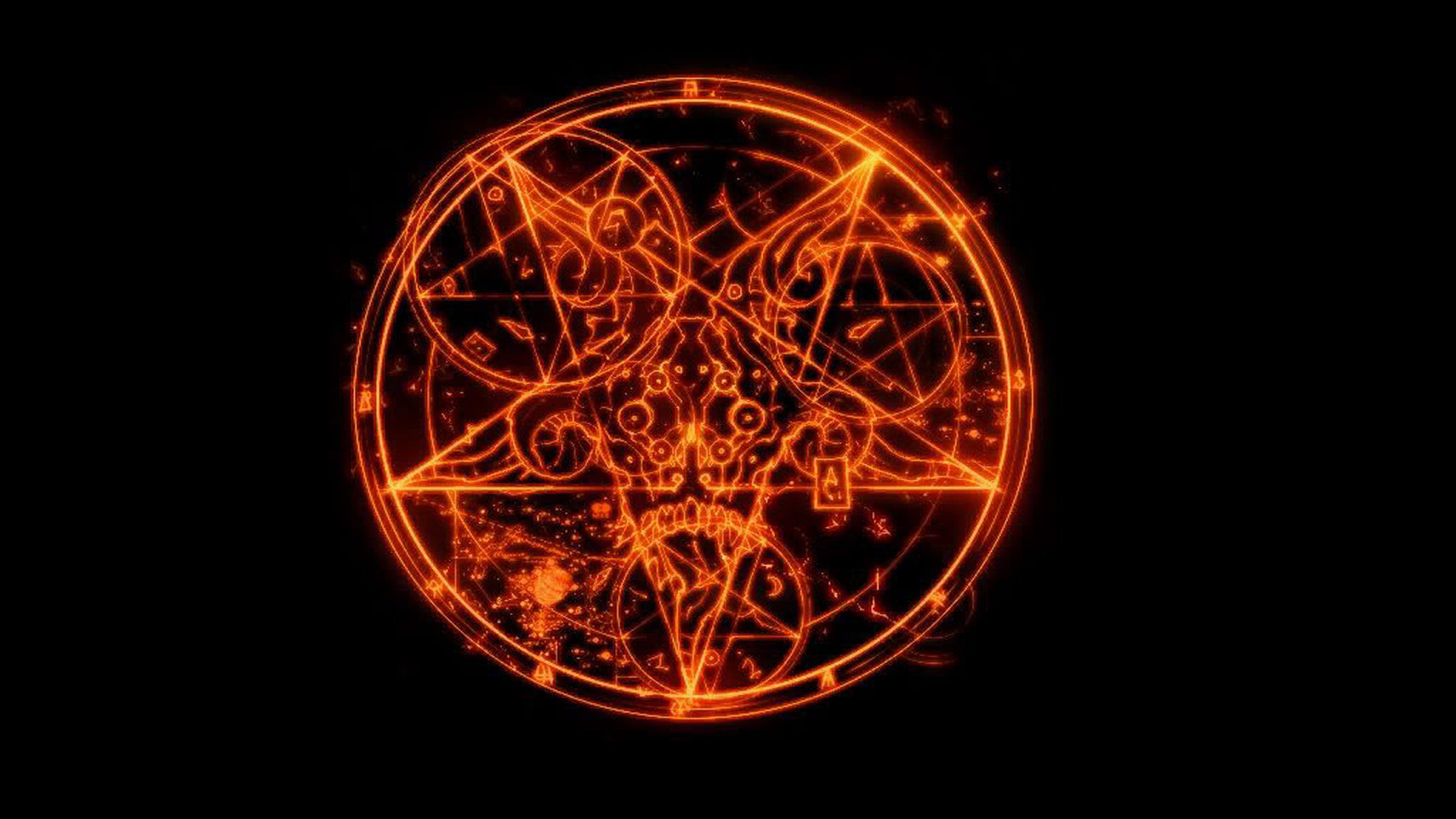High Resolution Satanic & Occult Full Hd Wallpaper - Doom Pentagram - HD Wallpaper 
