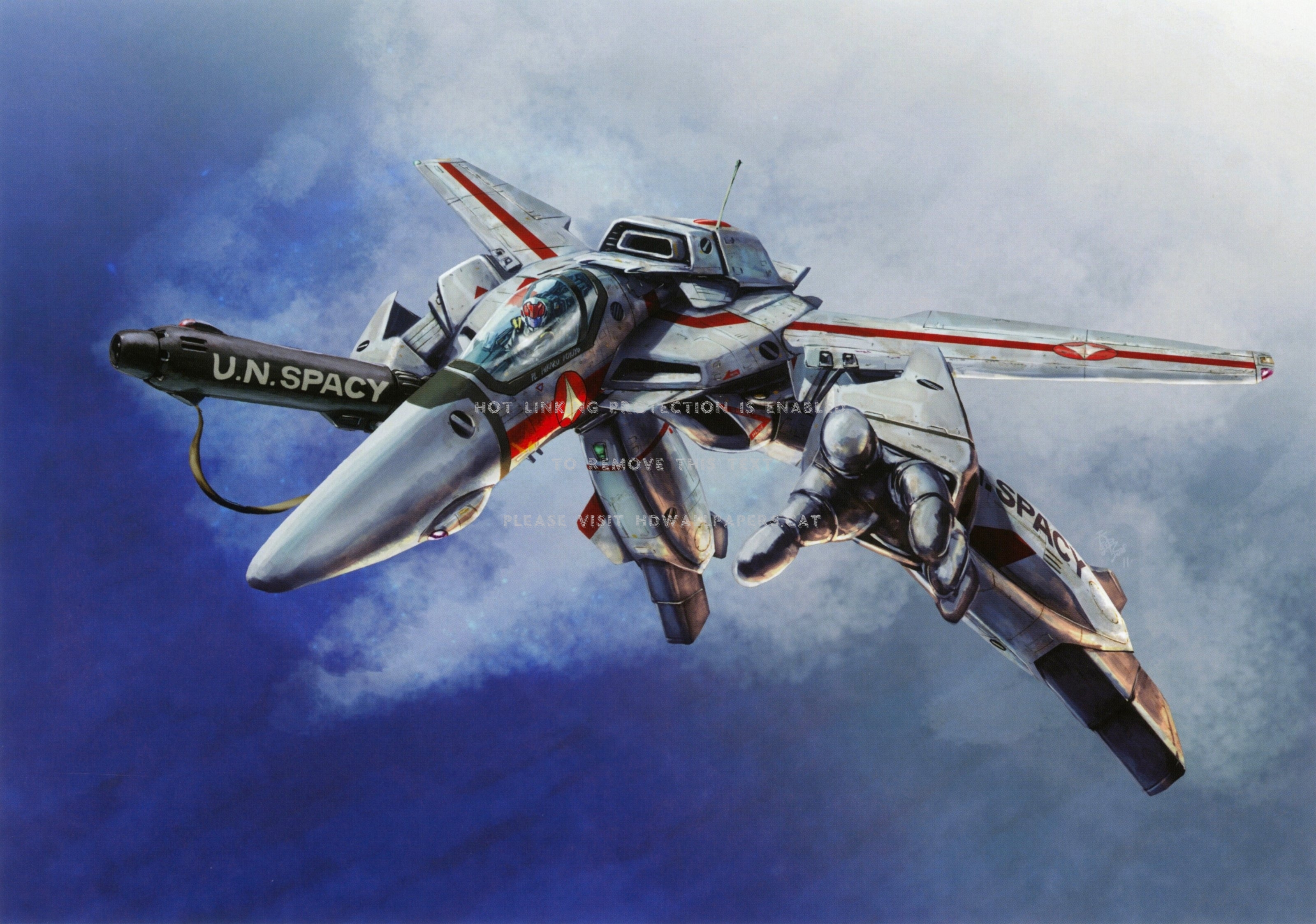 Robotech Macross Anime Guardian - Yoshiyuki Takani Macross - HD Wallpaper 