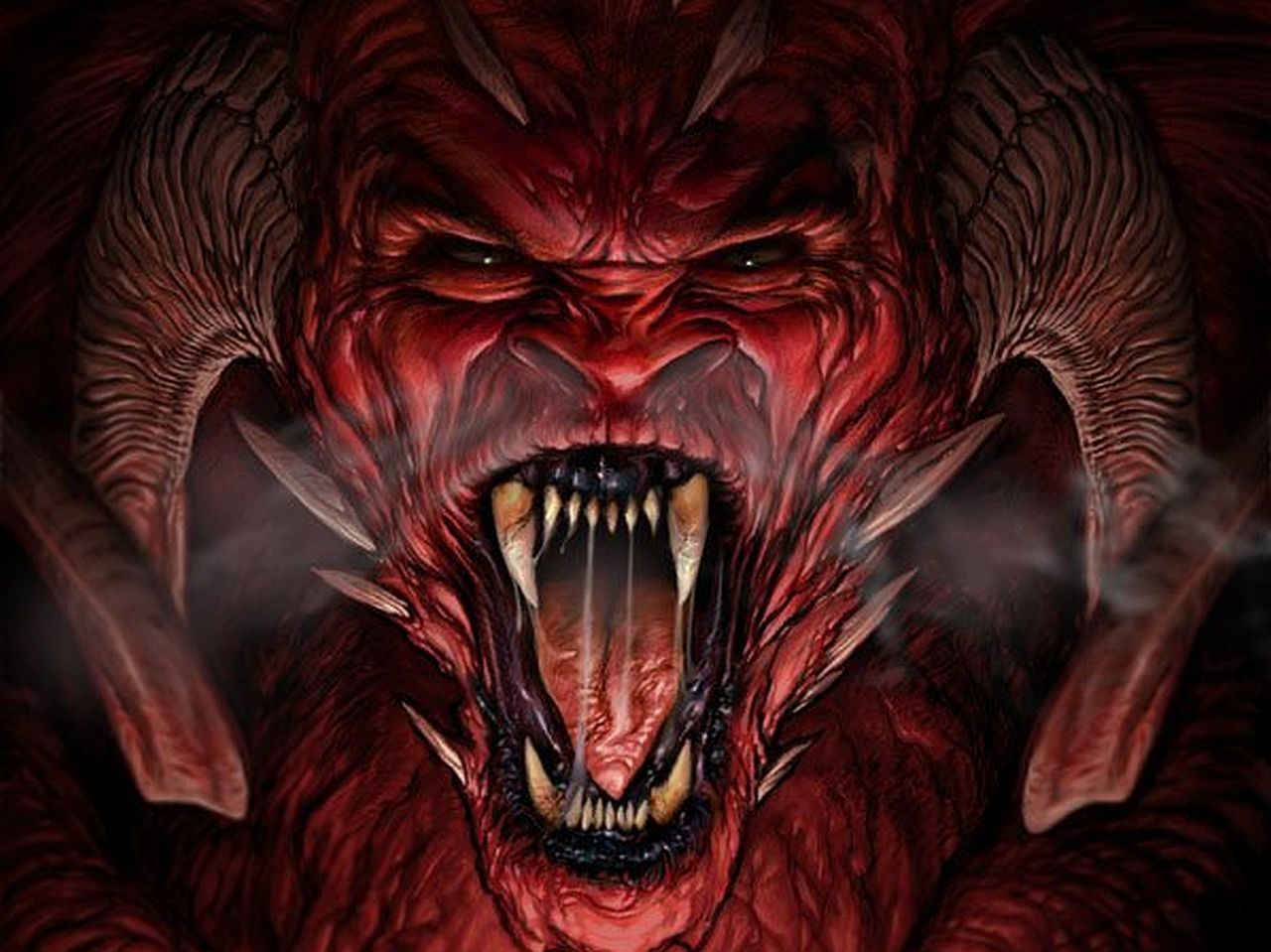 Demonic Wallpapers Wallpaper - Red Demon - HD Wallpaper 