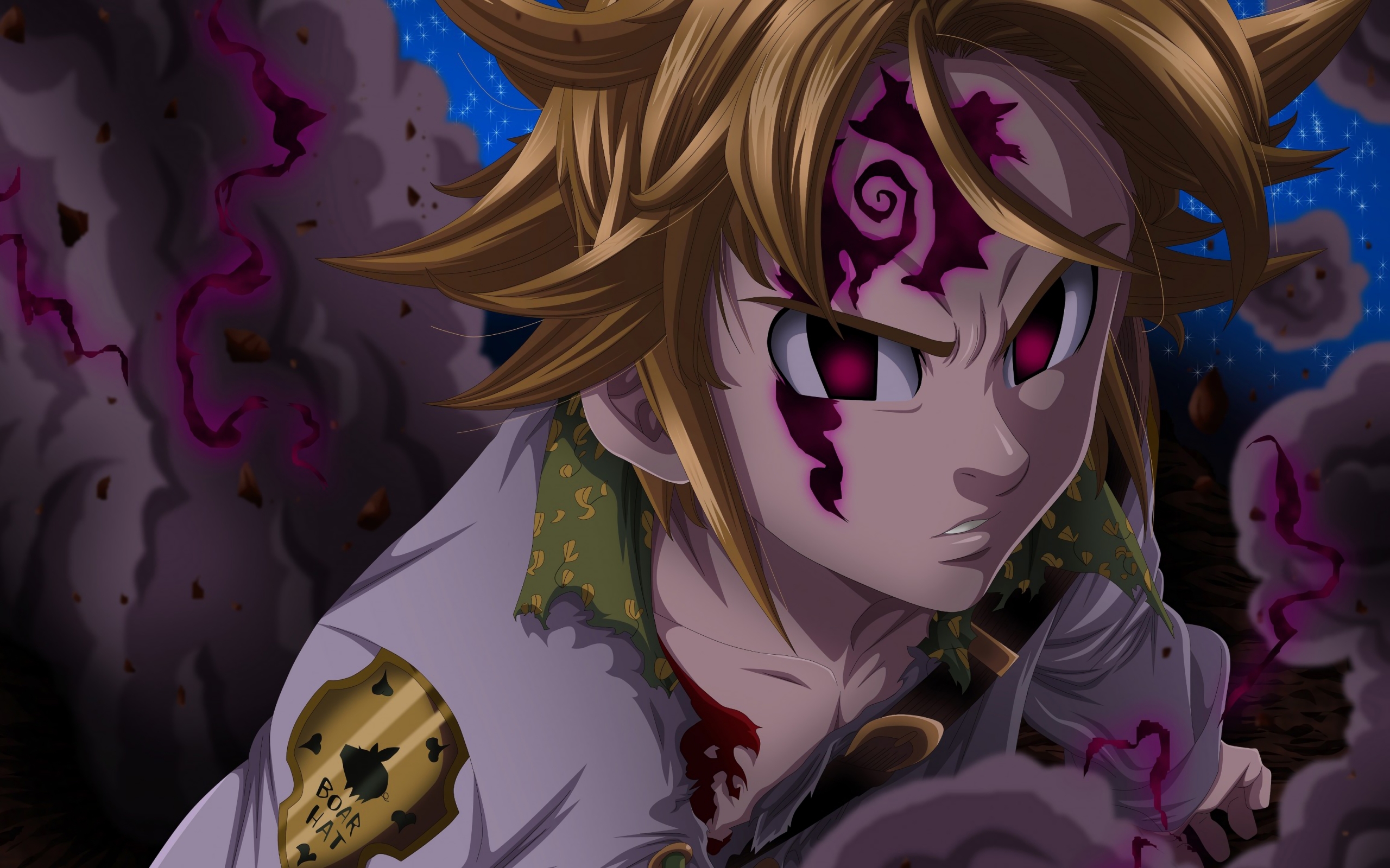 Wallpaper Of Meliodas, Anime, Demon, The Seven Deadly - 7 Deadly Sins Meliodas Demon Form - HD Wallpaper 