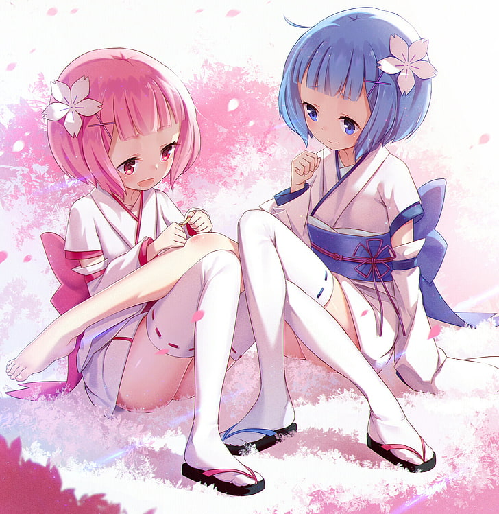 Anime, Anime Girls, Fan Art, Re Zero, Re - Re Zero Ram Fanart - HD Wallpaper 