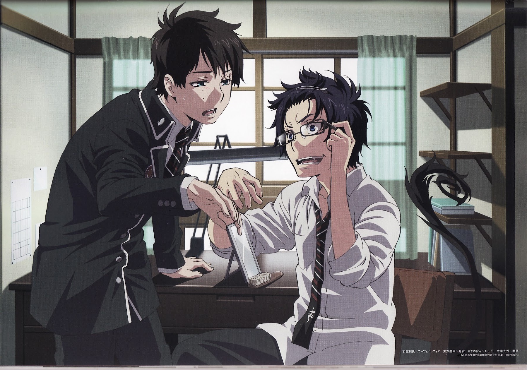 Okumura Rin And Yukio - HD Wallpaper 