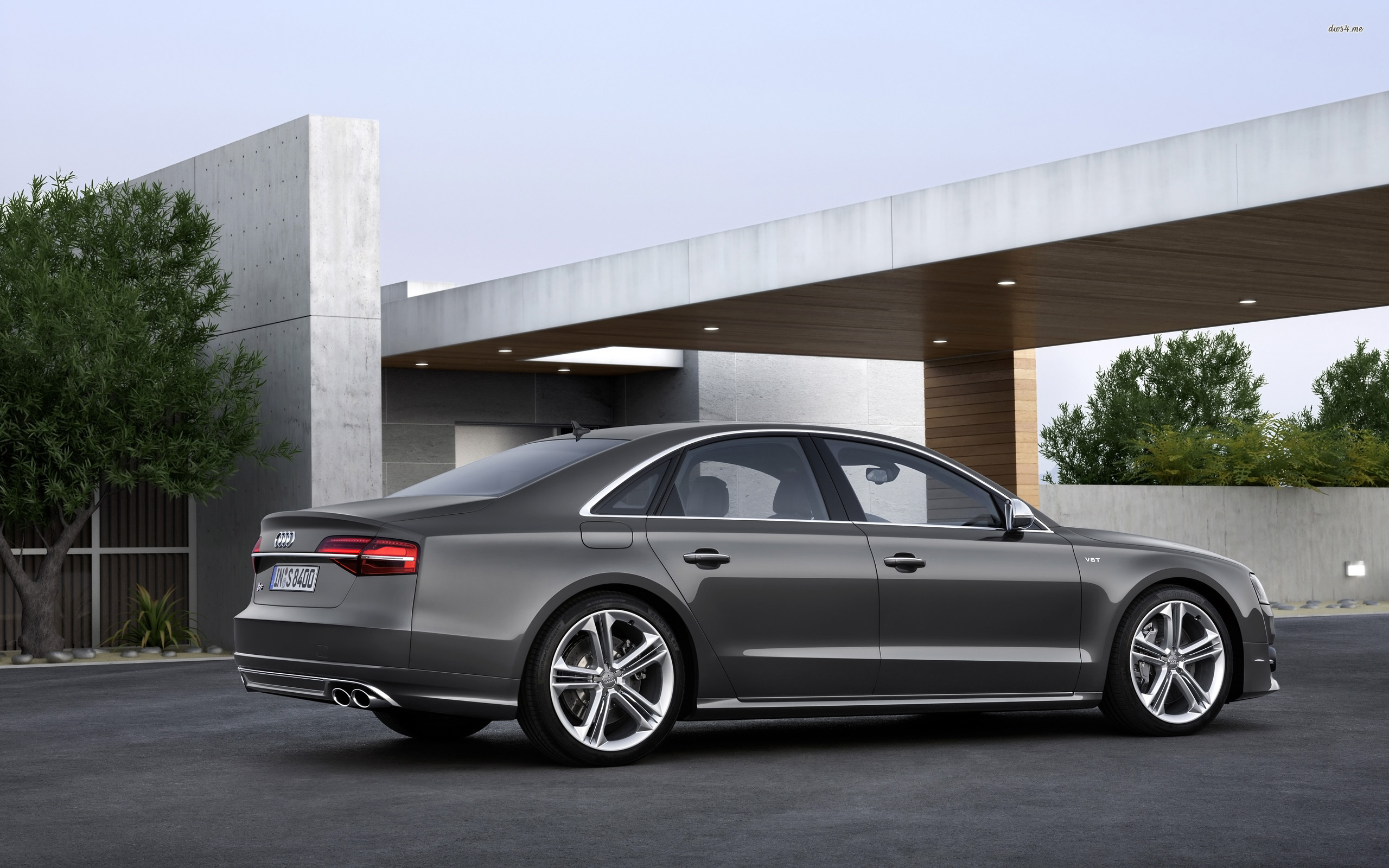 Daytona Grey Audi S8 - HD Wallpaper 