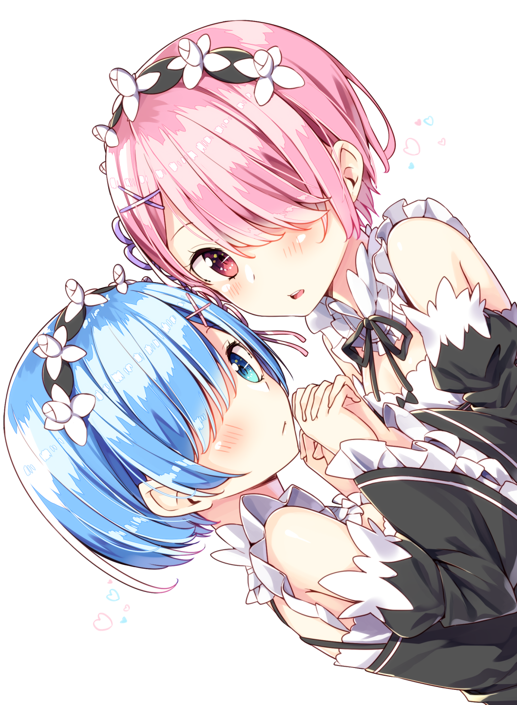 เร ม แรม Re Zero - HD Wallpaper 