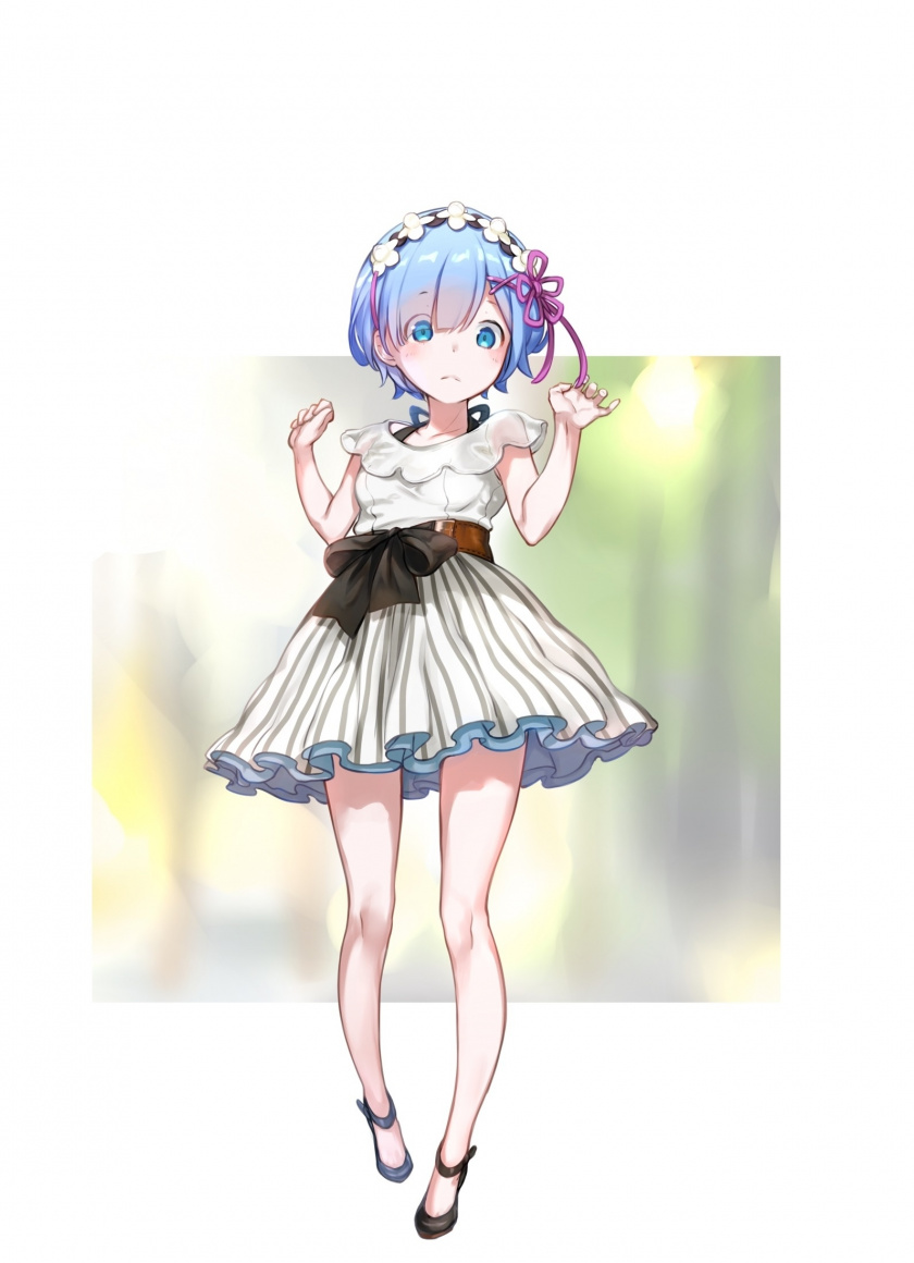 Minimal, Beautiful, Rem, Re - Rem Re Zero Outfits - HD Wallpaper 