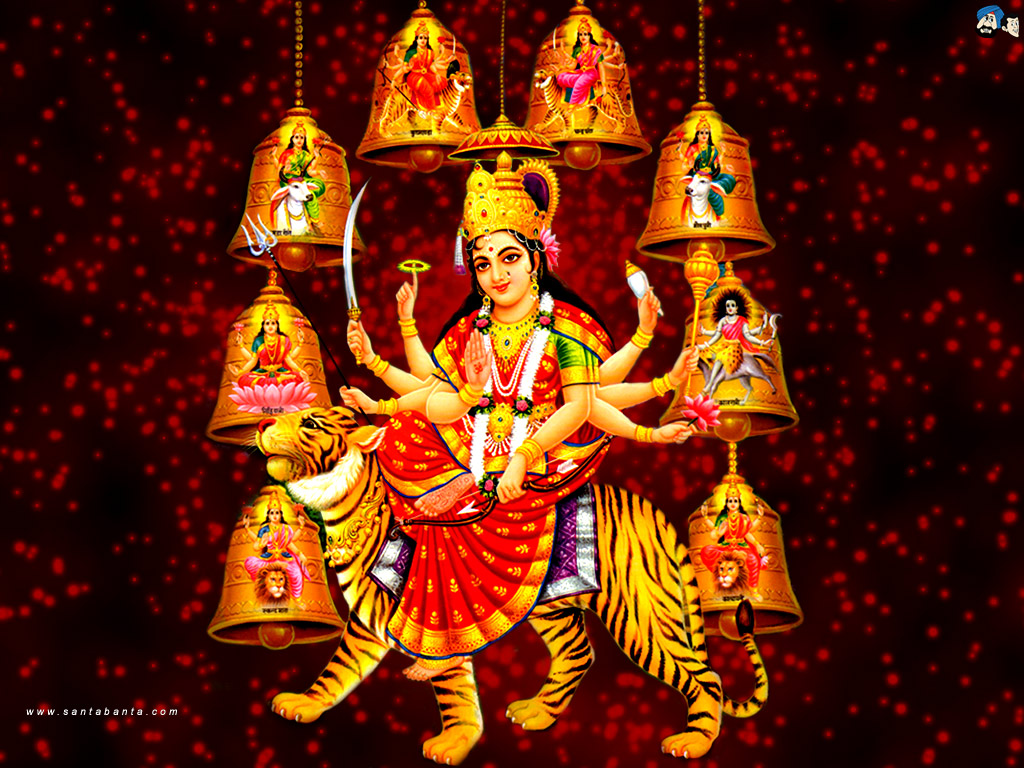 Goddess Durga - Navratri Durga Maa - HD Wallpaper 