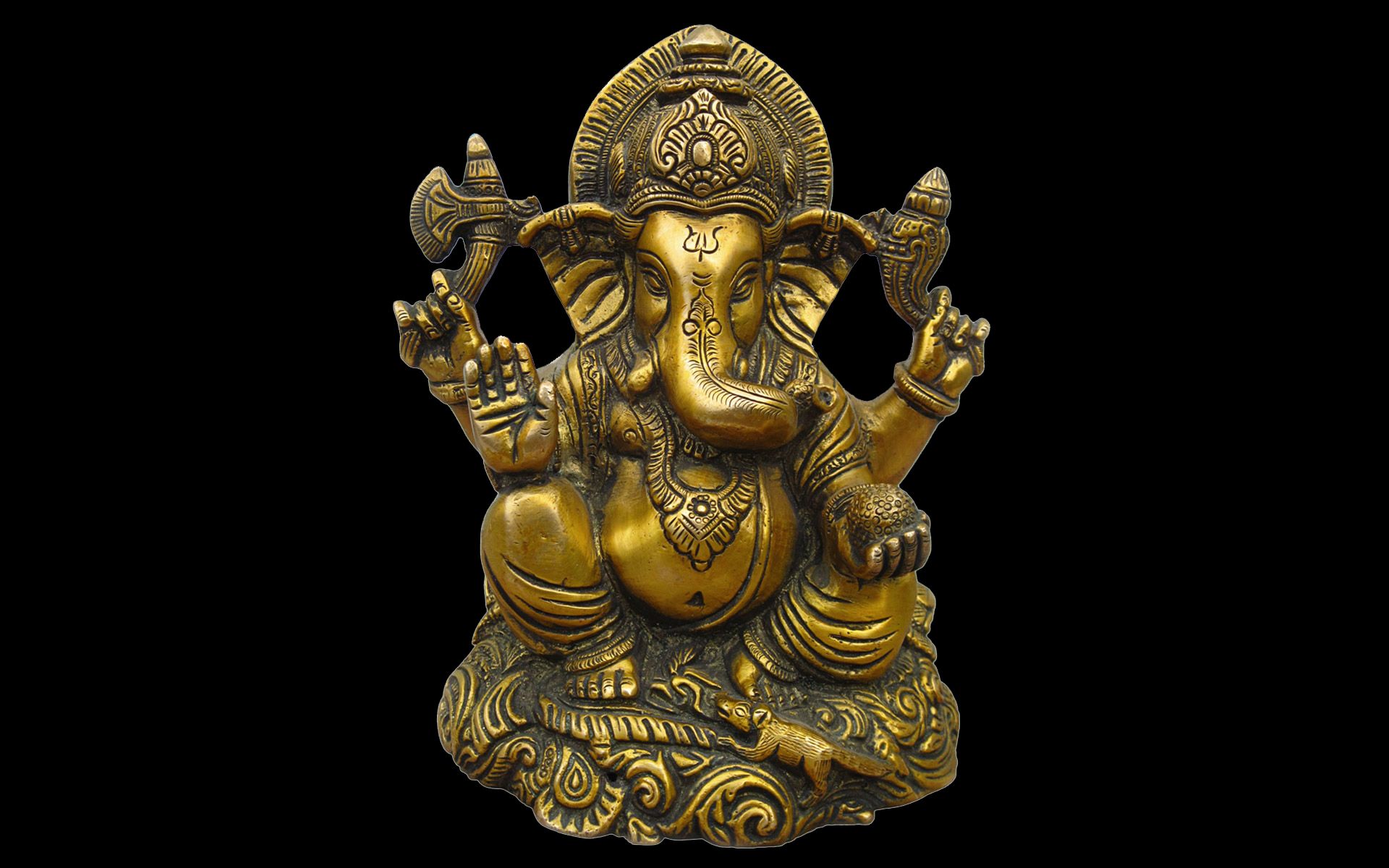 Lord Ganesha Wallpapers Hd For Mobile Free Download - Hinduism T Shirt - HD Wallpaper 