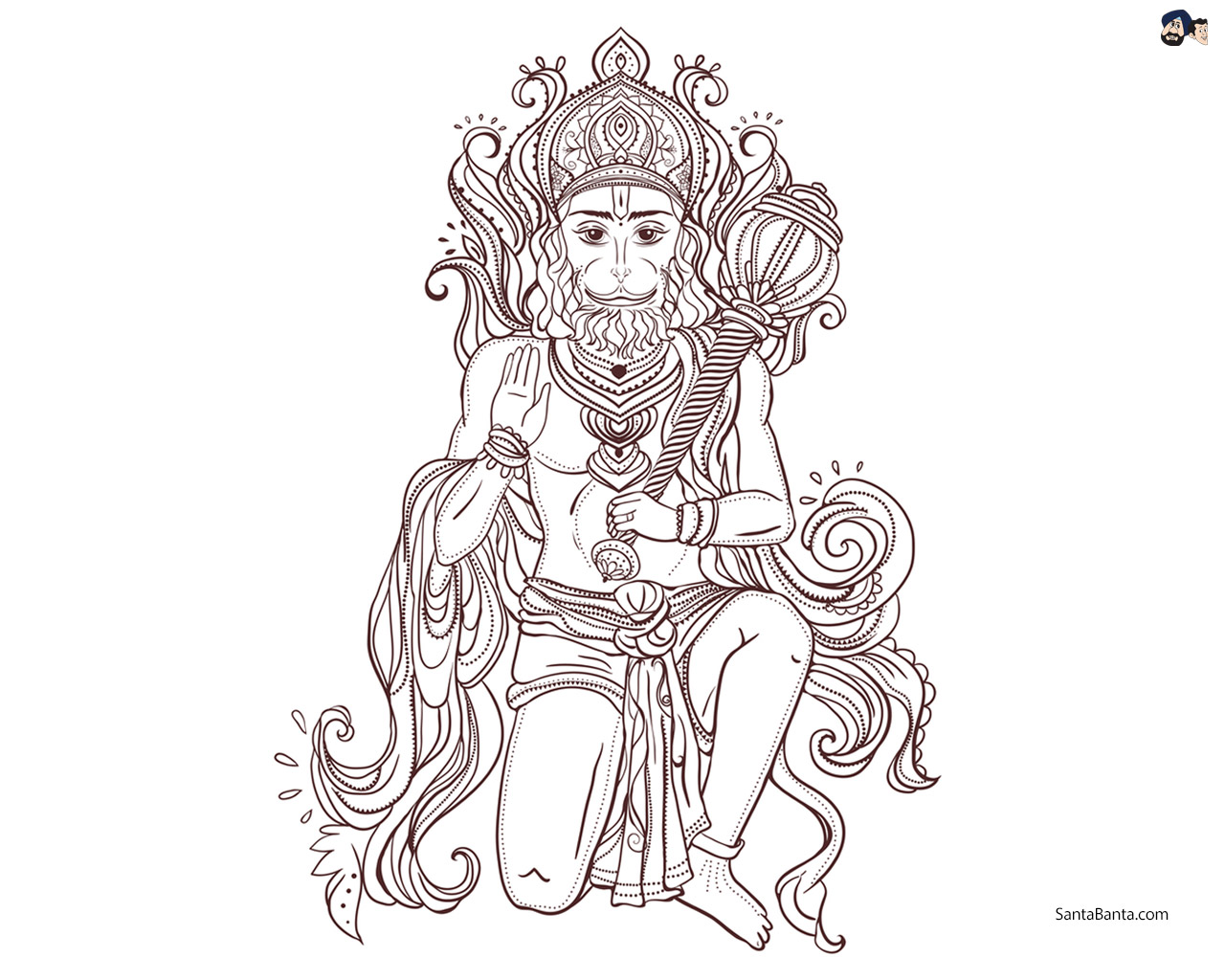 New Hd Santabanta Png - Bhagwan Shri Hanumanji - 1280x1024 Wallpaper - New Hd Santabanta Png - Bhagwan Shri Hanumanji - 1280x1024 Wallpaper -