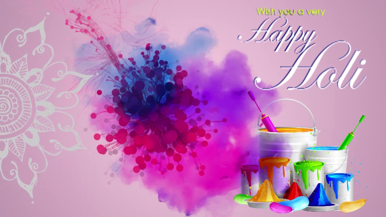 Gif Animation Happy Holi Gif - HD Wallpaper 