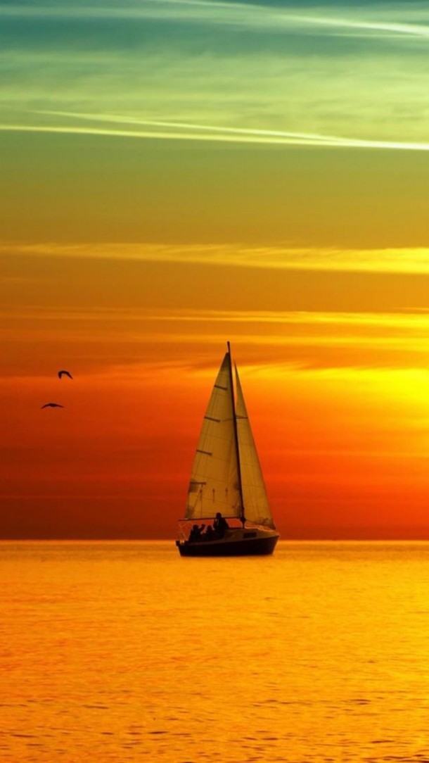Sailing Wallpaper Iphone - HD Wallpaper 