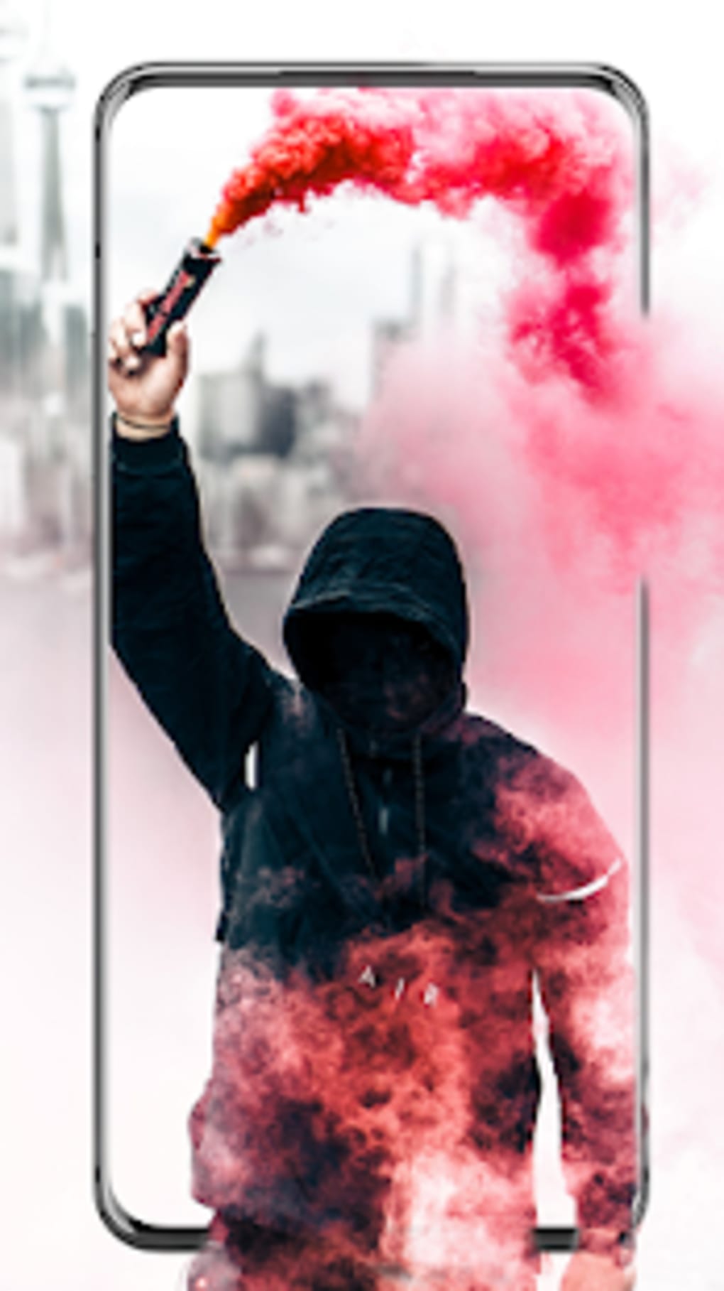 Amoled 3d  Wallpaper  Smoke Bomb Keren  1020x1817 