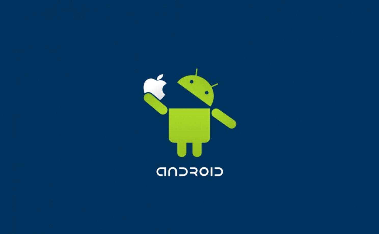 Funny Android Wallpaper Mobile Styles - Android Vs Apple - 1488x920  Wallpaper 