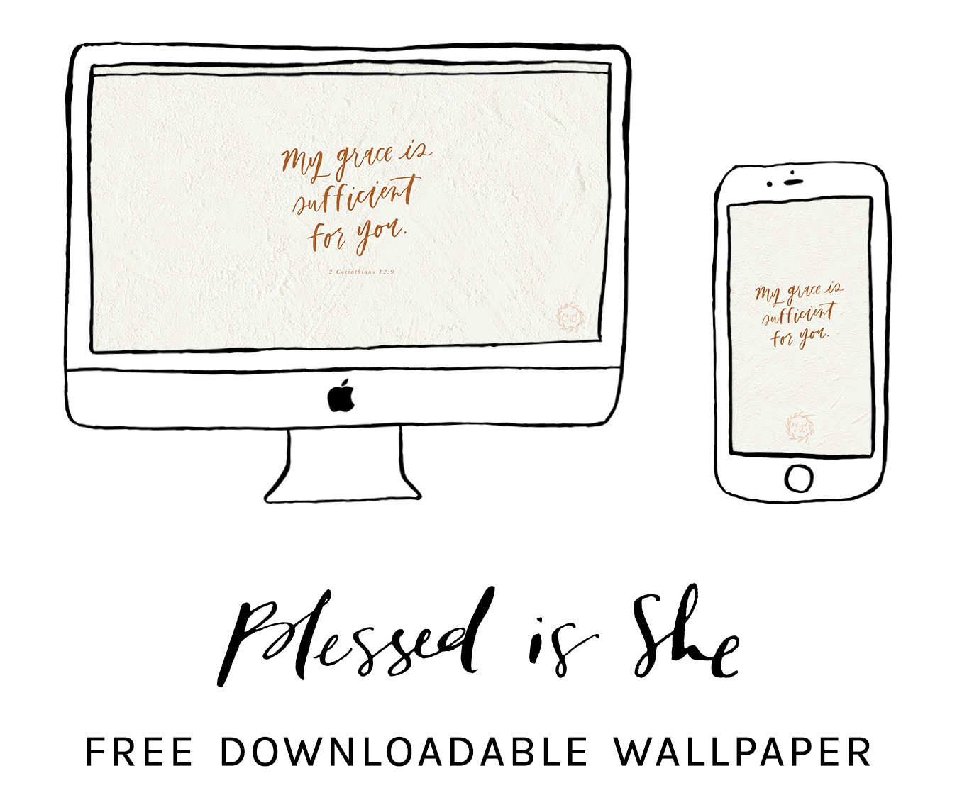 Blessed Is She Wallpepr - HD Wallpaper 