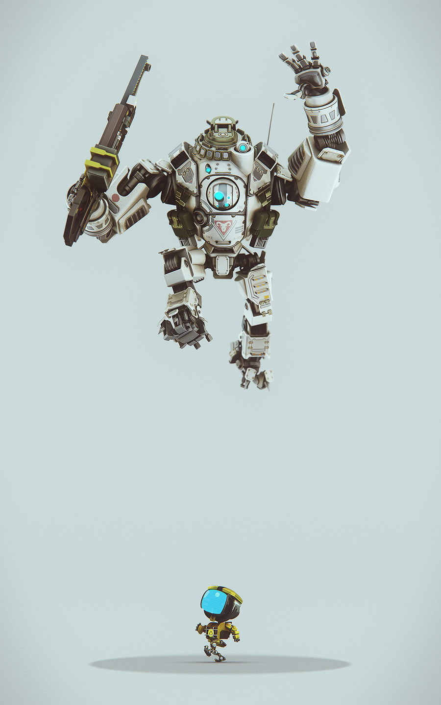Pop Culture 3d Wallpapers By Slid3 - Adorable Titanfall - HD Wallpaper 