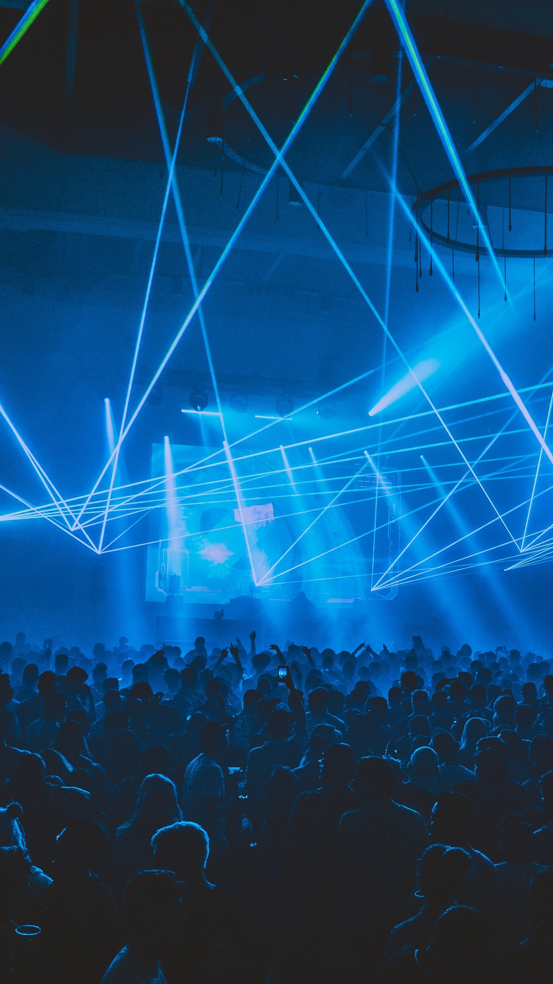 Wallpaper Concert, Crowd, People, Light, Laser, Party - Party Wallpaper 4k Hd - HD Wallpaper 