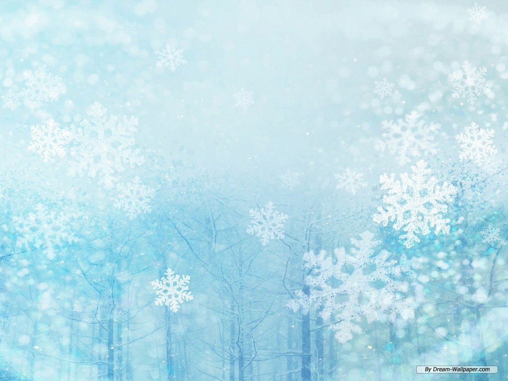 High Resolution Blue Snowy Background - HD Wallpaper 