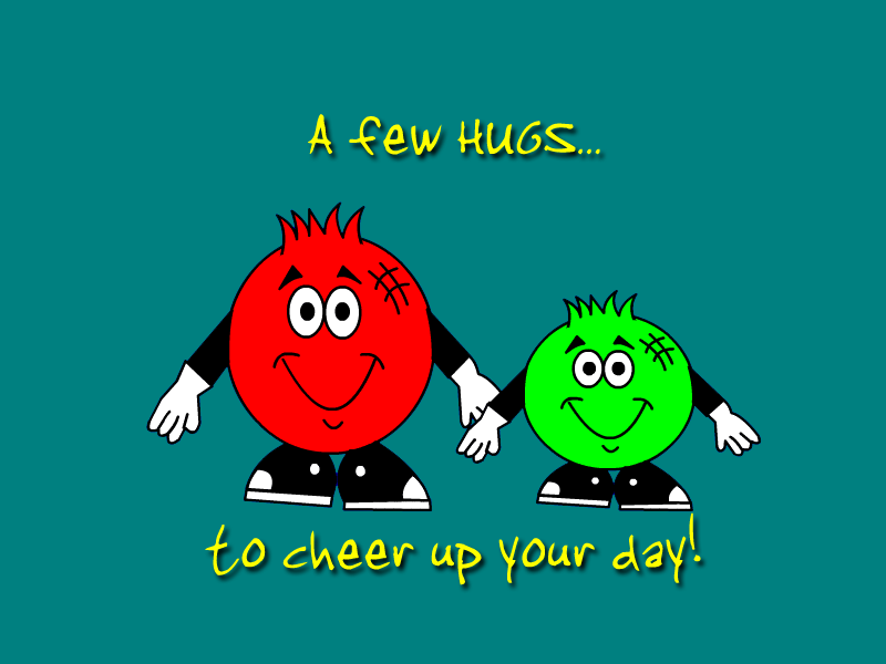 A Few Hugs - Funny Wallpapers With Quotes Free Download - 800x600 Wallpaper  
