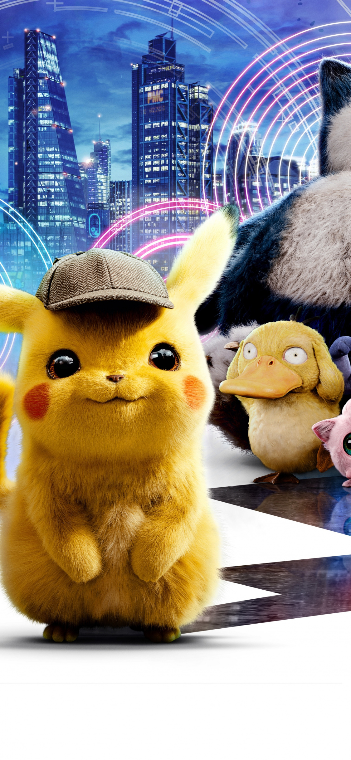 Movie, 2019, Pokémon Detective Pikachu, Pokemon, Wallpaper - Detective Pikachu Wallpaper Phone - HD Wallpaper 