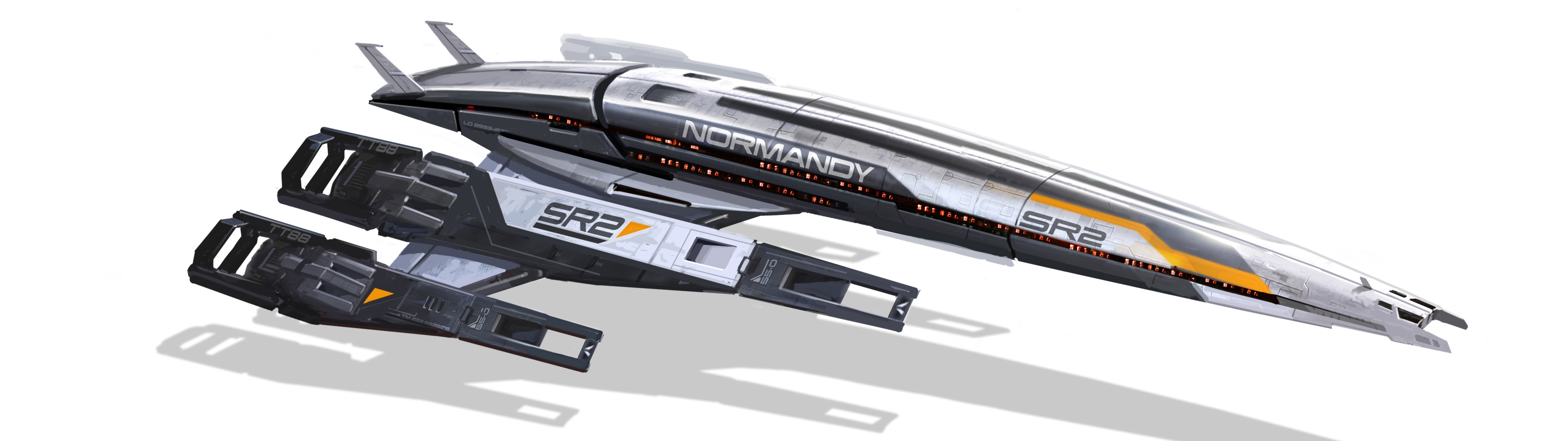 Wallpaper Mass Effect 3, Normandy, Ship, Model - Mass Effect Normandy Png - HD Wallpaper 