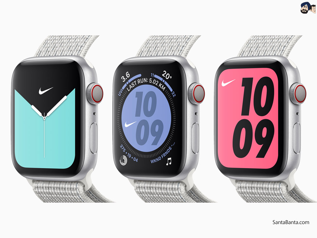 Watches - Apple Watch Series 5 Nike Edition - HD Wallpaper 