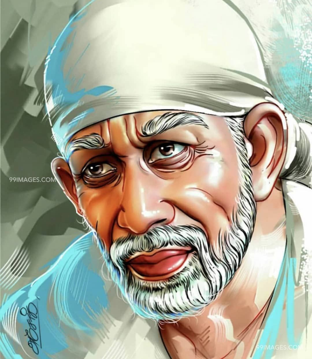 Sai Baba Hd Images For Android/iphone Mobile & Hd Wallpapers - Sai Baba Face Hd - HD Wallpaper 