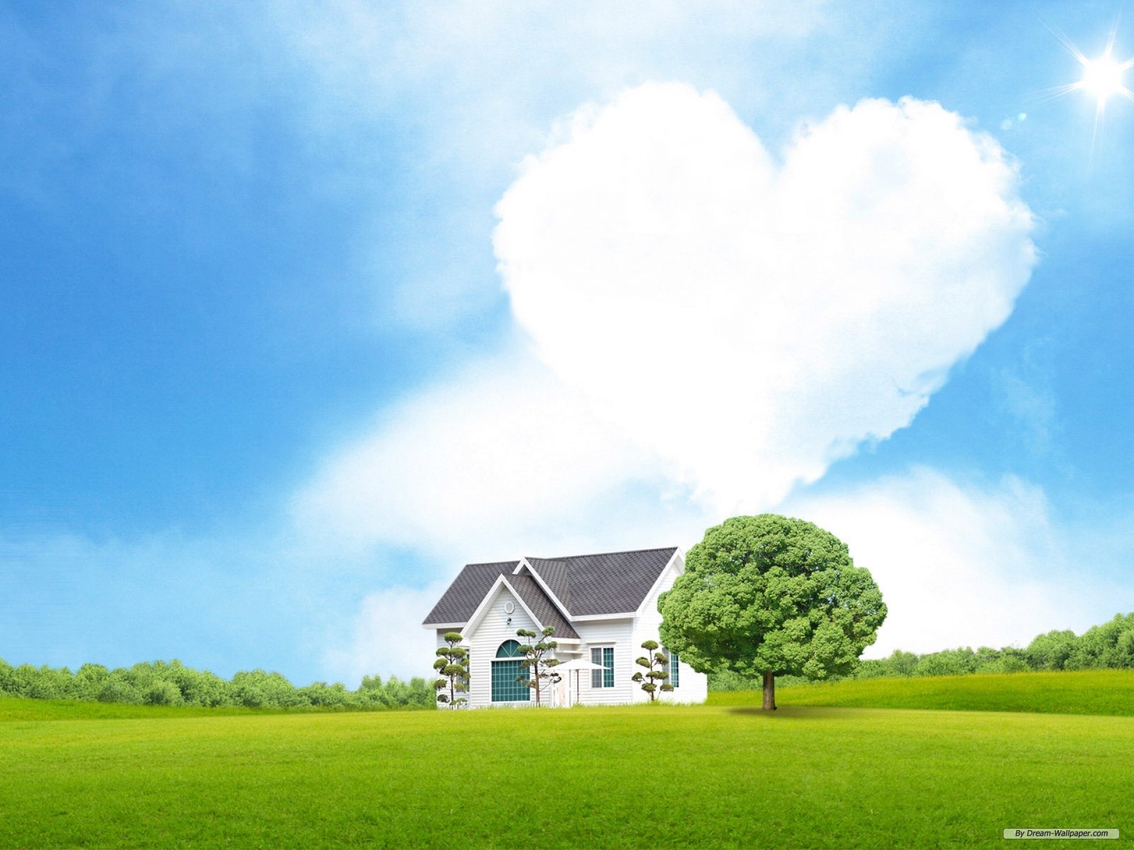 Free Nature Wallpaper - Love - HD Wallpaper 