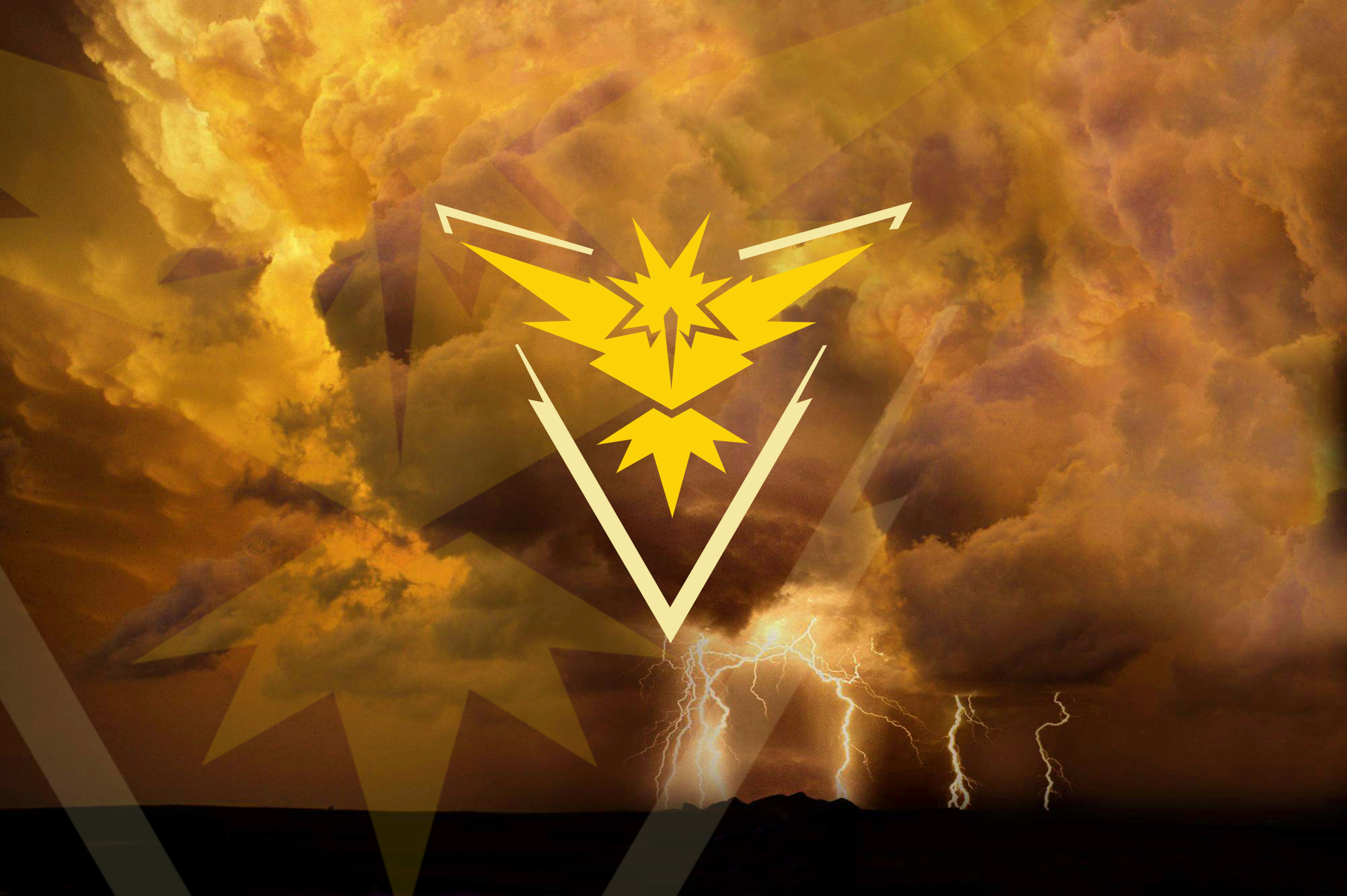 Pokemon Go Team Instinct - HD Wallpaper 