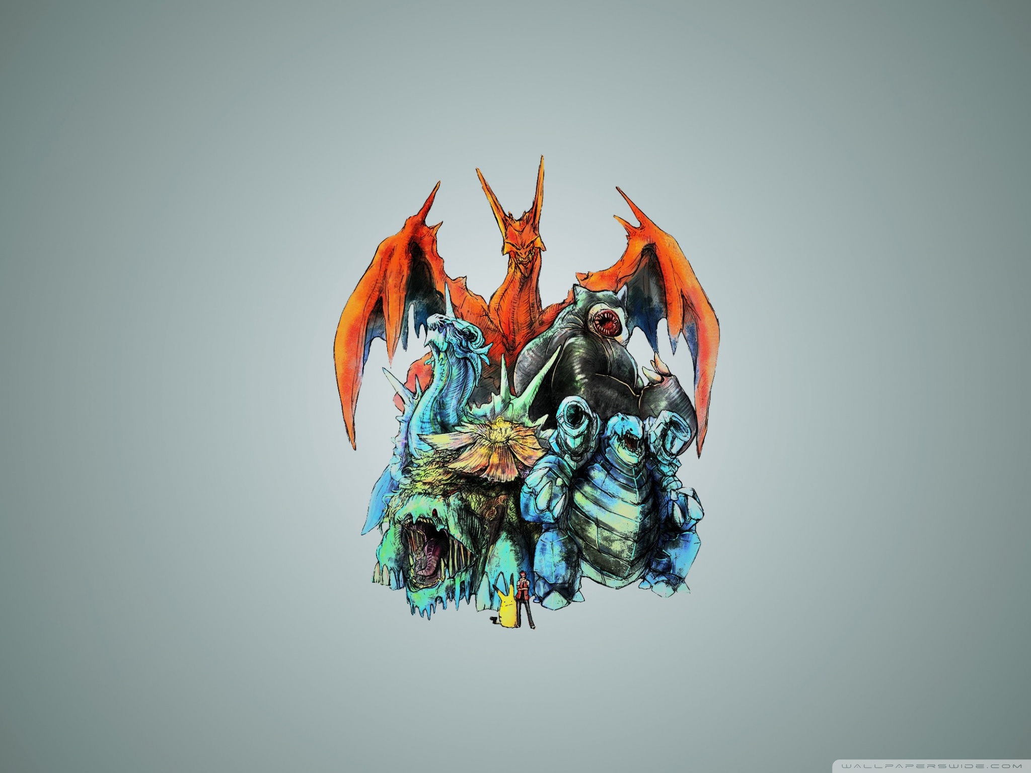 4 3 Pokemon Backgrounds - HD Wallpaper 