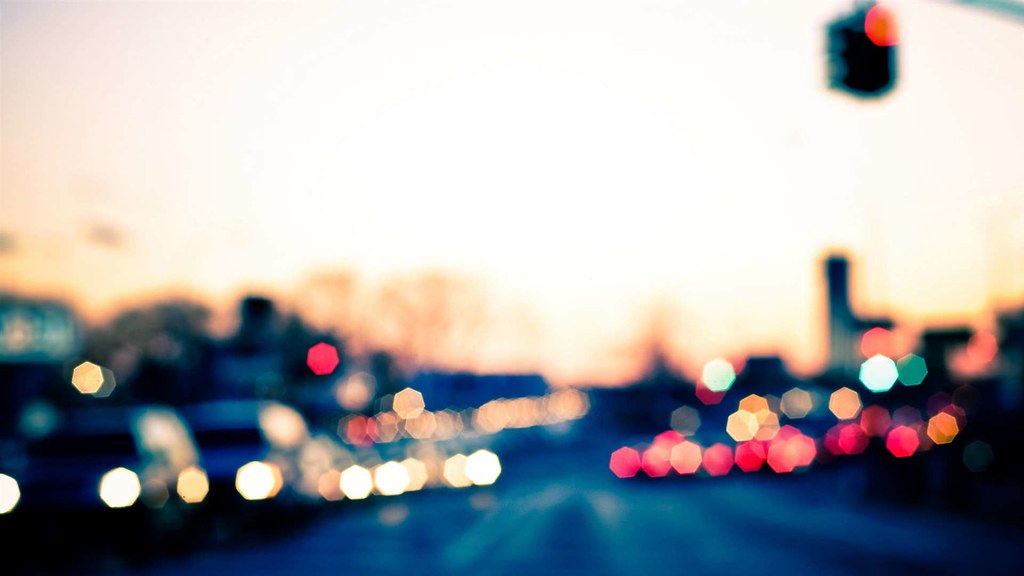 City Bokeh Background 4k - HD Wallpaper 