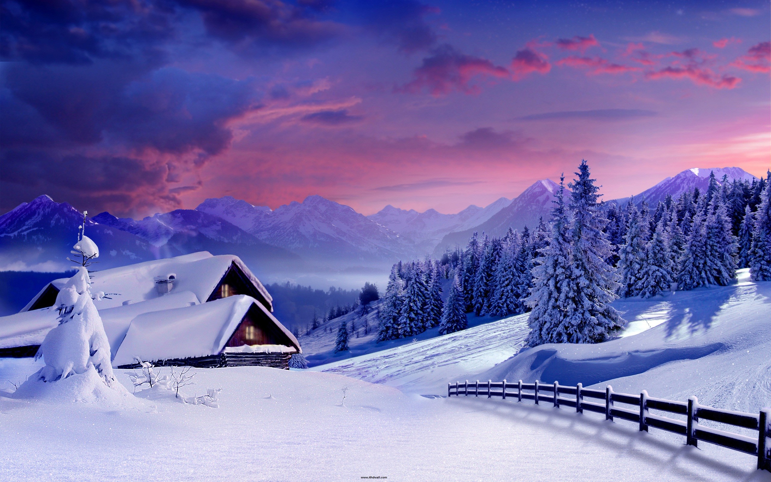 2560x1600, Beautiful Winter Hd Wallpapers For Desktop - Beautiful Winter Hd - HD Wallpaper 