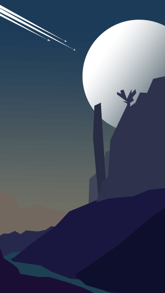 Mountainside With Large Mountainside And Shooting Stars - Simple Phone Wallpaper Sky - 576x1024 Wallpaper Mountainside With Large Mountainside And Shooting Stars - Simple Phone Wallpaper Sky - 576x1024 Wallpaper