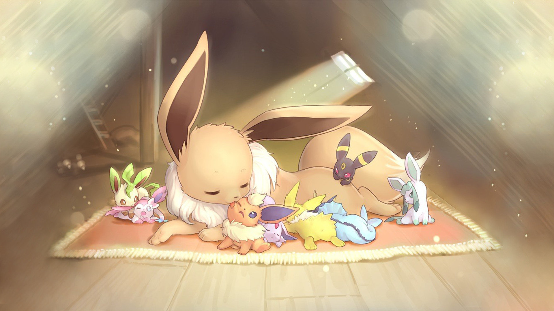 Pokemon Wallpaper Hd - Eevee Pokemon Backgrounds - HD Wallpaper 