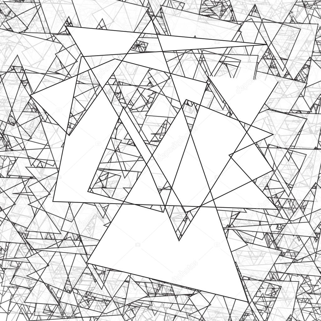 Black And White Simple Geometric Backgrounds - HD Wallpaper 