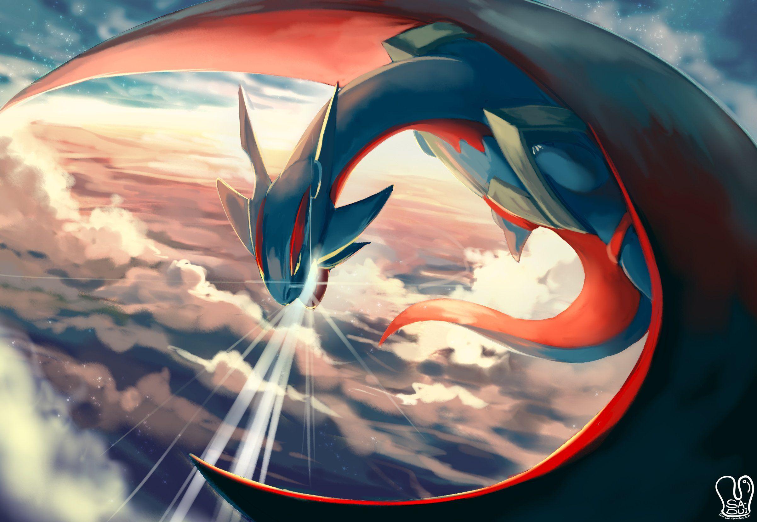 Mega Salamence Fan Art - HD Wallpaper 