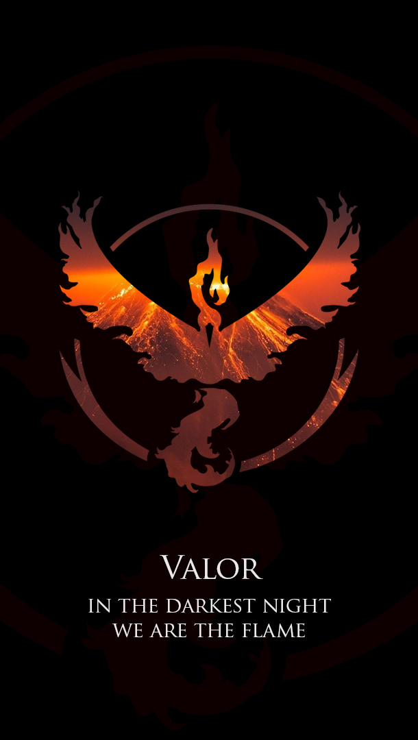 Pokemon Go Team Valor - 610x1080 Wallpaper 