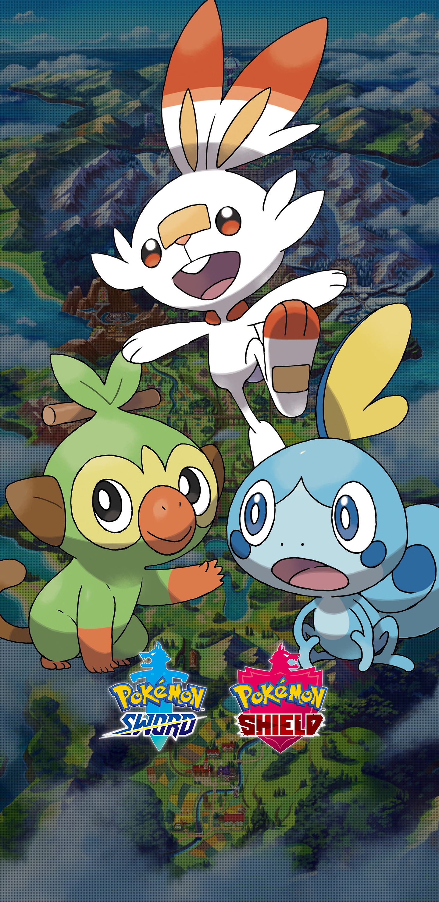 Pokemon Sword And Shield Starters - HD Wallpaper 