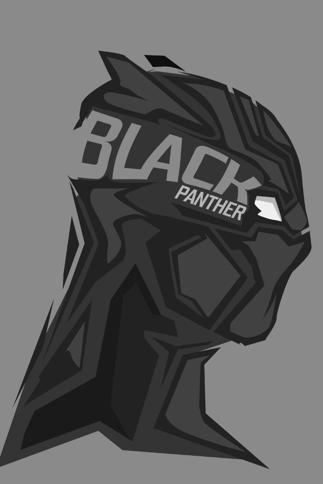 8k, 4k, Black Panther, Minimal - Black Panther Hd Wallpaper For Mobile - HD Wallpaper 