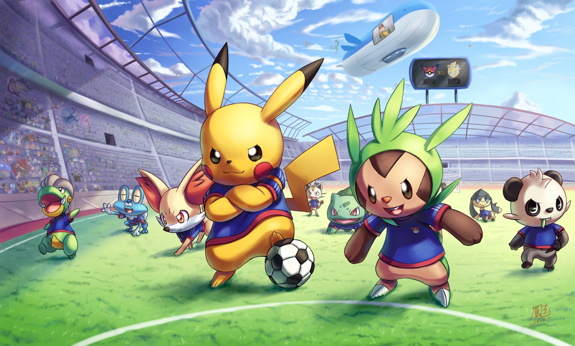 Pokemon Soccer - HD Wallpaper 