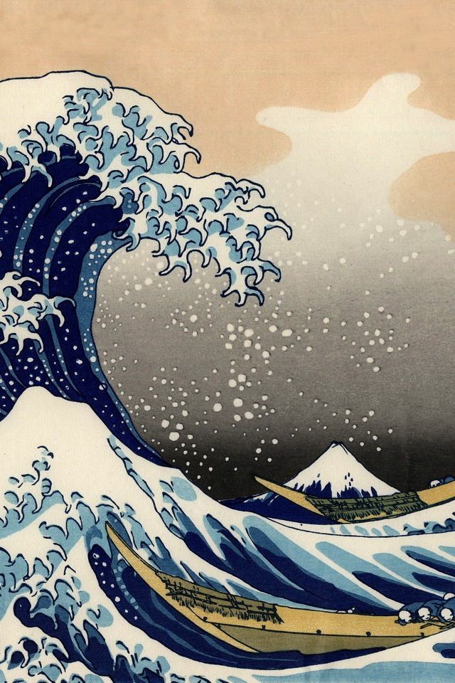 Japanese Wave - HD Wallpaper 