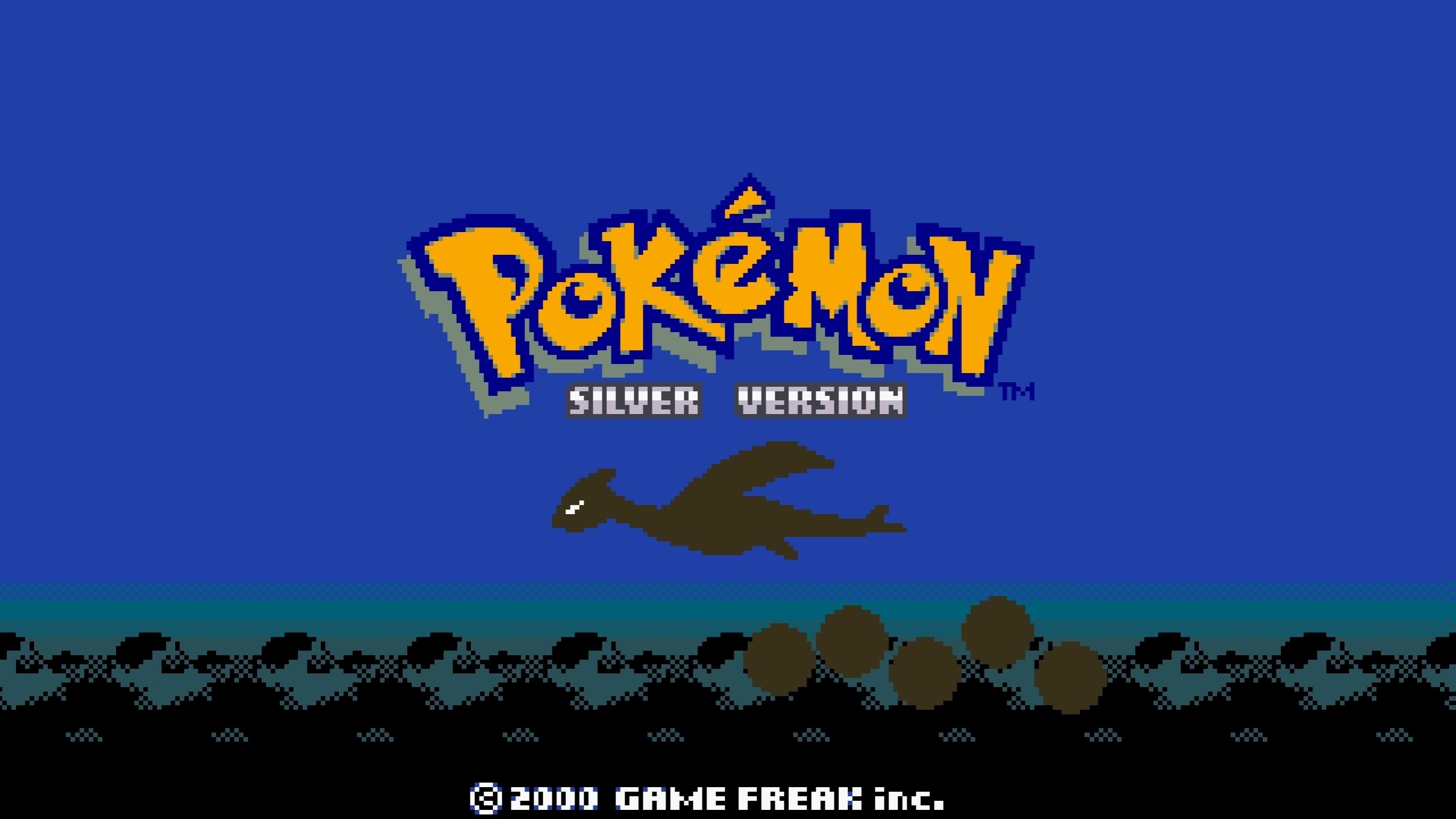 2560x1440, Wallpapers Pkemon Pokemon Video Games Silver - Pokemon Silver Title Screen - HD Wallpaper 