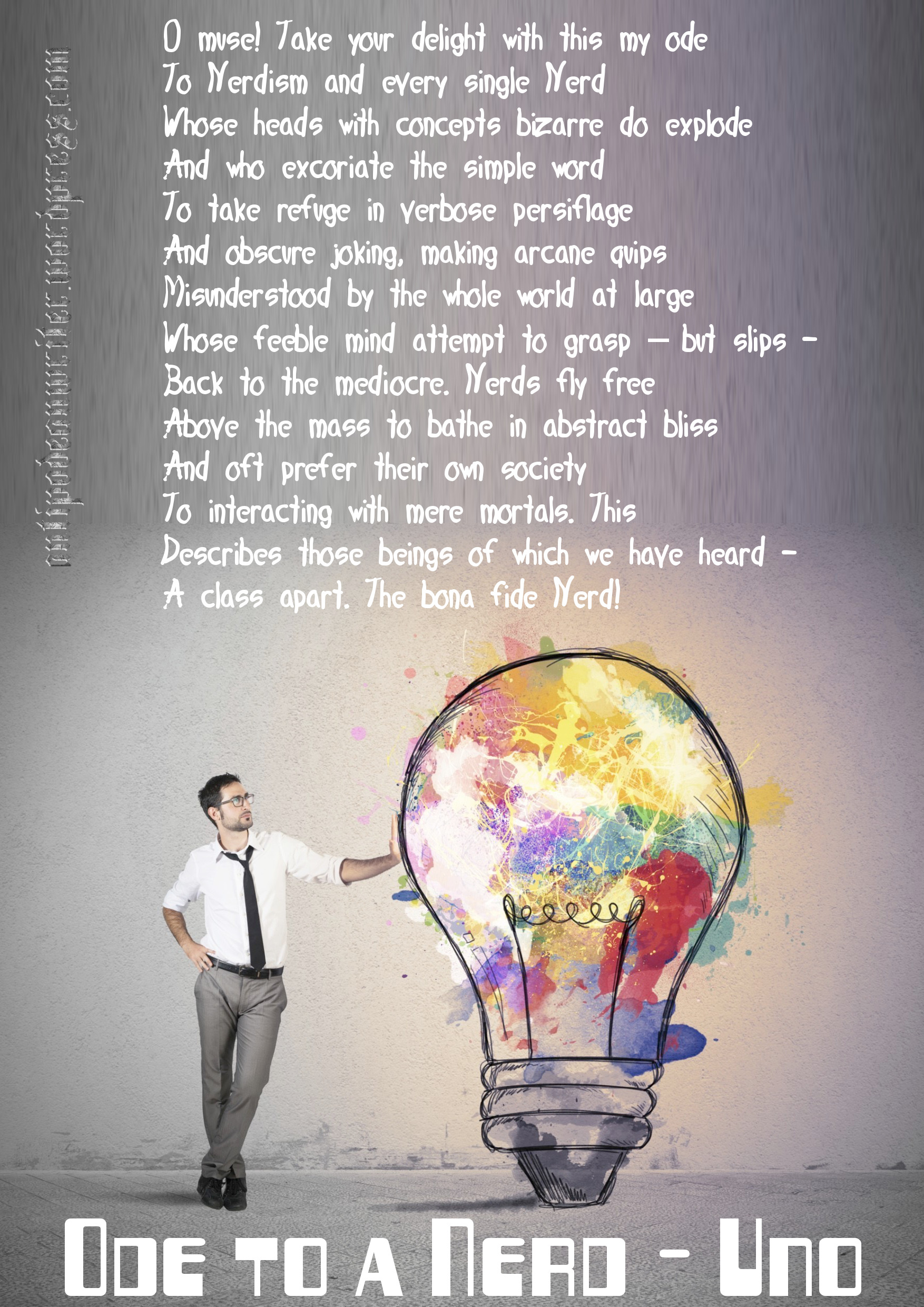 Ode To A Nerd - Creativity - HD Wallpaper 