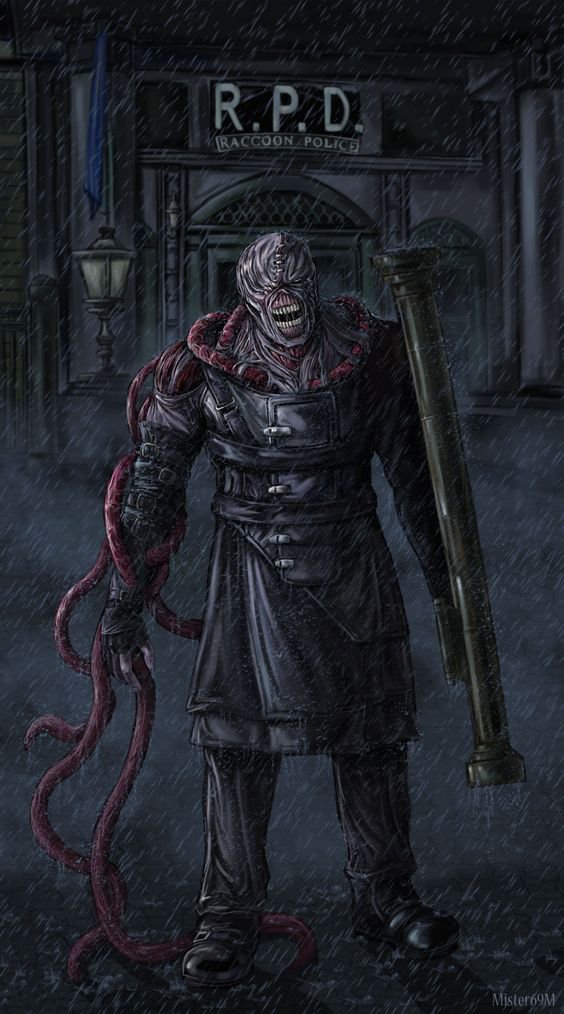 Resident Evil 3 Nemesis Art - HD Wallpaper 