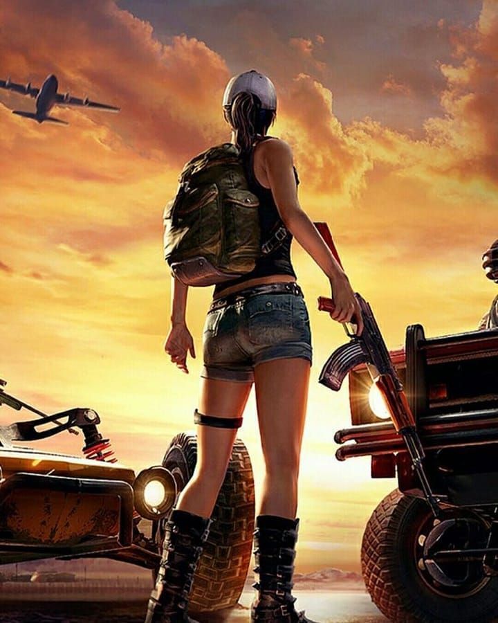 Pubg Wallpaper Girl - HD Wallpaper 