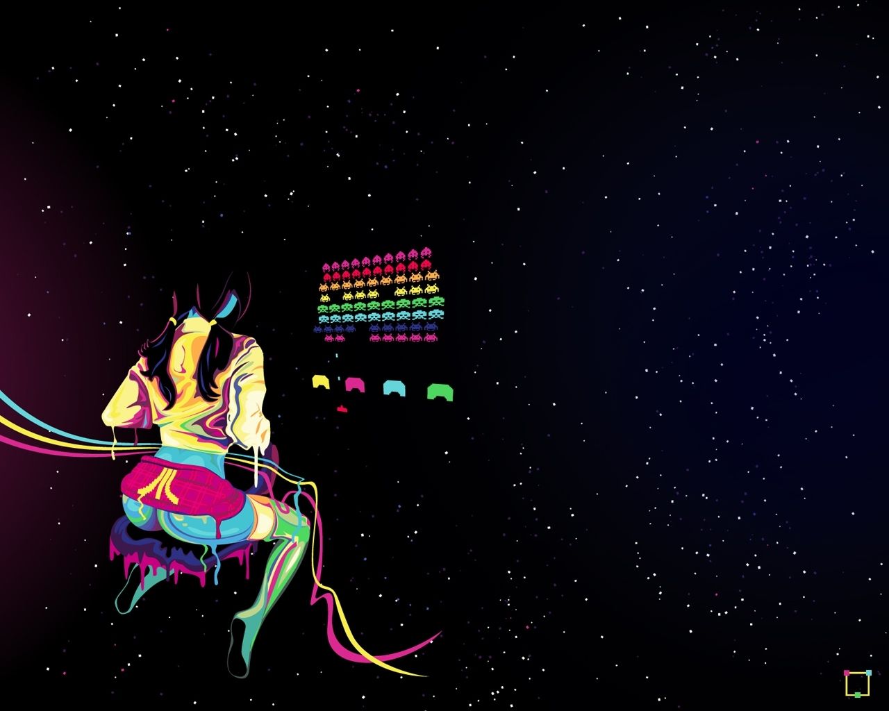 Space Invaders - HD Wallpaper 