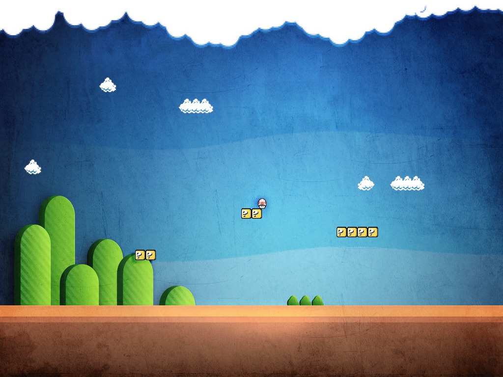 Super Mario Background - HD Wallpaper 